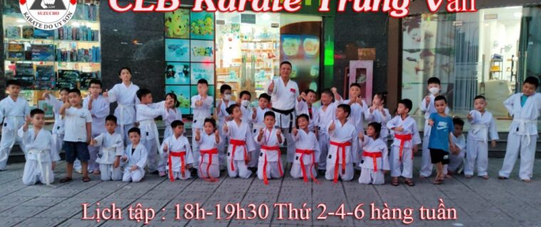CLB Karate Trung Văn Tuyển sinh hè 2026